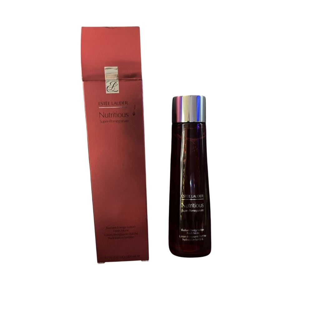 Estee Lauder Nutritious Super-Pomegranate Energy Lotion Fresh Moist 6.7oz-NIB